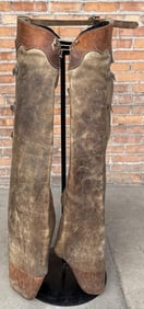 Antique Montana Leather Cowboy Chaps