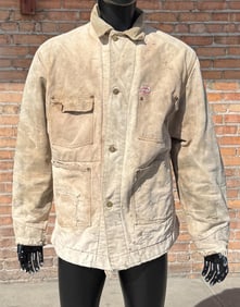 Vintage 1950's Carhartt Blanket Lined Chore Coat