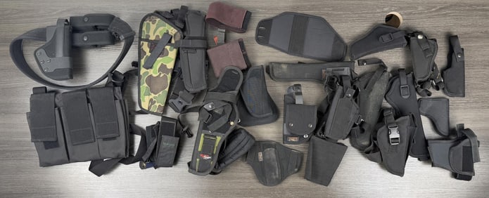 Collection of Nylon Holsters Galco Uncle Mikes