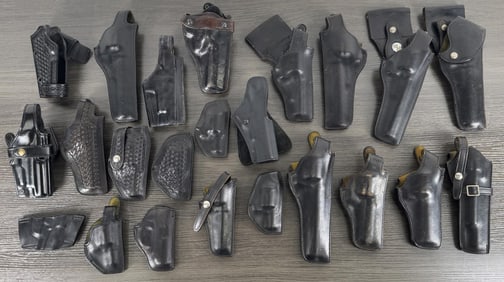 Safariland Black Leather Holsters