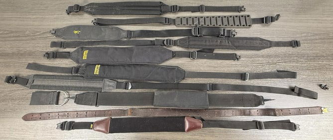 Group Of Nylon Rifle Slings