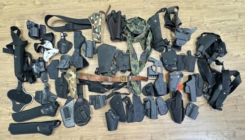 Large Group of Holsters