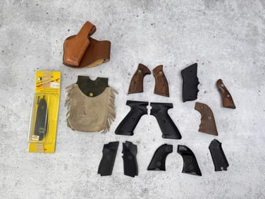 Collection of Pistol Grips and Gun Parts