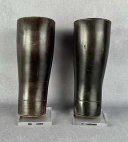 WW1 WWI Leather Cavalry Leggings Gaiters