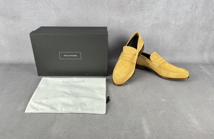 Vero Cuoio Wall + Water Suede Penny Loafers