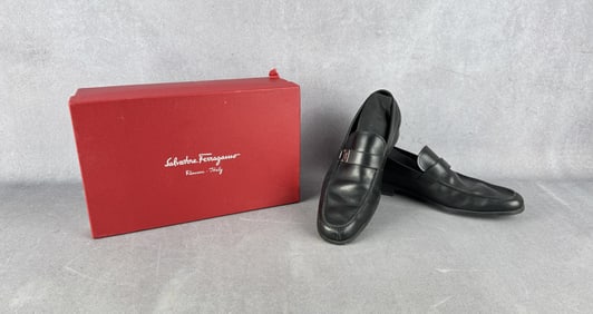 Salvatore Ferragamo Tazio Leather Loafers