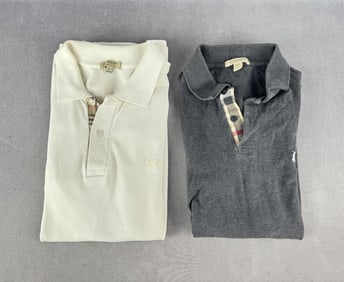 Pair of Mens Burberry Polo Shirts