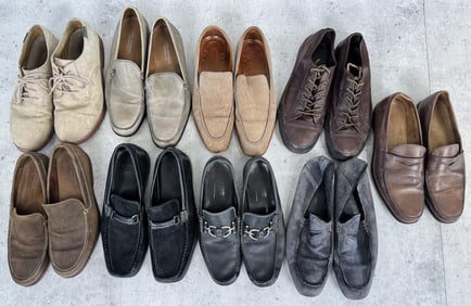 Group of Mens Leather Shoes