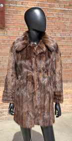 Full Length Mink Fur Jacket Coat