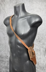 European Military Leather Shoulder Holster Rig