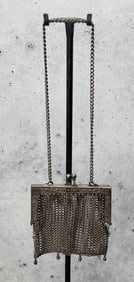 Art Deco German Silver Mesh Coin Purse