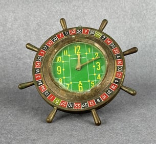 Phinney Walker Roulette Ship Wheel Clock