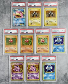 Collection of Pokemon PSA Graded Cards