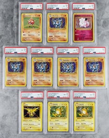 Collection of Pokemon PSA Graded Cards