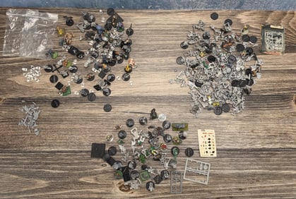 Large Group Of Warhammer Game Figures