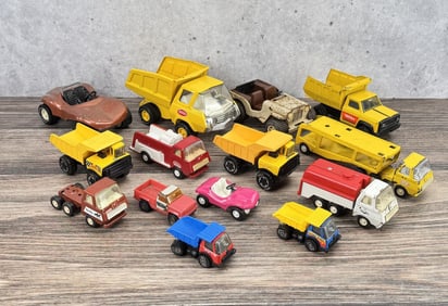 Collection Of Tonka Toy Cars & Trucks