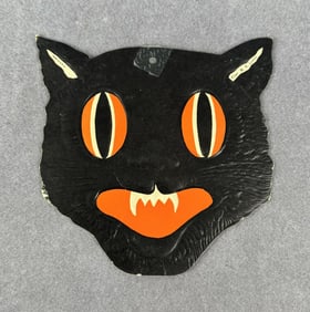 HE Luhrs Die Cut Black Cat Halloween Decoration