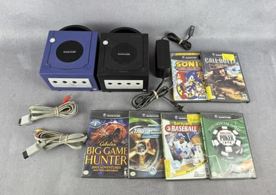 Nintendo Gamecube Video Game Console Bundle