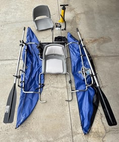 Buck's Bags Southfork Pontoon Fishing Boat