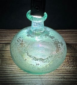 Ancient Roman Glass Unguentarium Perfume Bottle