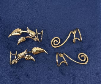 Sterling Silver Over Ear Earrings