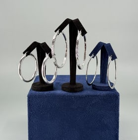 Sterling Silver Hoop Earrings