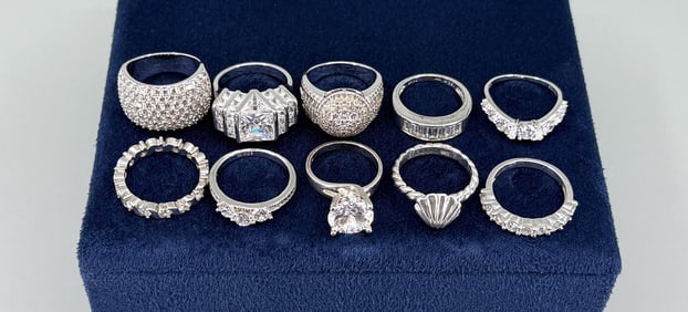 JTV Sterling Silver Rings