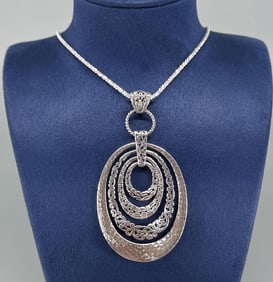 Sarda Sterling Silver Necklace