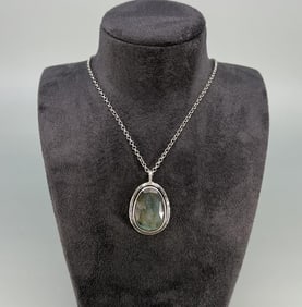Labradorite Sterling Silver Necklace