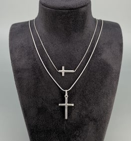 Bella Luce Sterling Silver Cross Necklaces