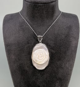 Bella Luce Sterling Mother of Pearl Necklace