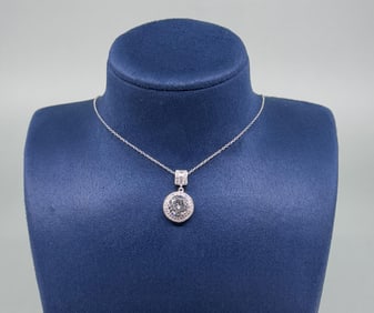 Bella Luce Sterling Silver CZ Necklace