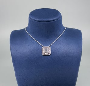 Bella Luce Sterling Silver CZ Necklace