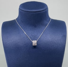 Bella Luce Sterling Silver CZ Necklace
