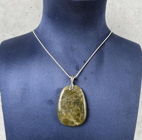 Labradorite Sterling Silver Necklace