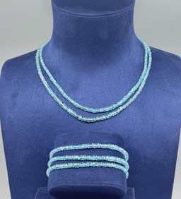 Blue Topaz Necklaces and Bracelets