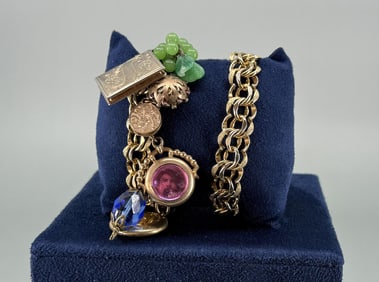 Gold Filled Charm Bracelets