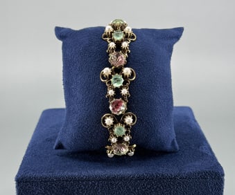 Costume Jewelry Rhinestone Bracelet