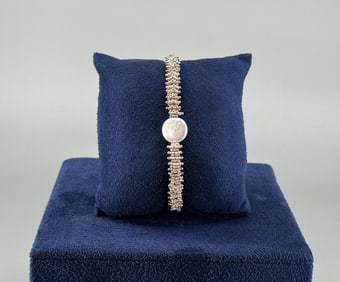 Sterling Silver Mother of Pearl Bracelet