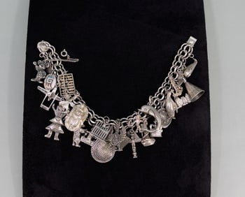 Sterling Silver Charm Bracelet