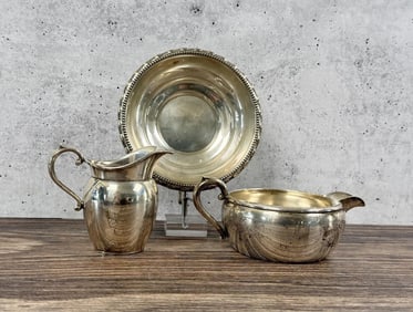 Collection of Sterling Silver Table Articles