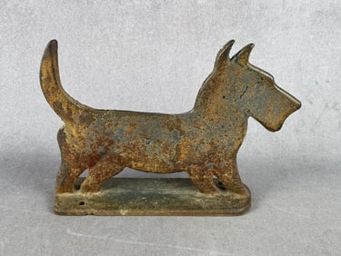 Cast Iron Scottie Dog Boot Scraper