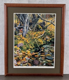 Monte Dolack Montana Streamside Signed Print