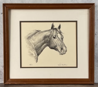 Vel Miller The Quarter Horse Lithograph Print