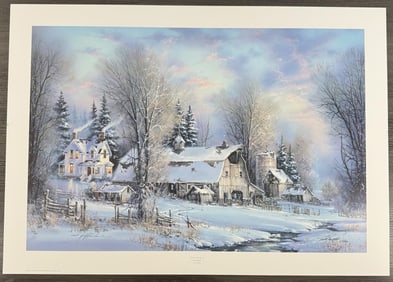 Kirk Randle Winter Farmland Print