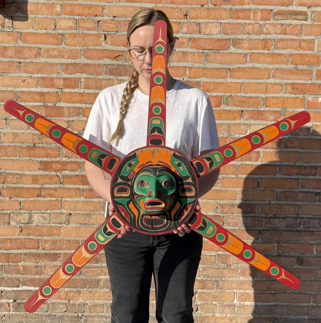 Terrance Isaac Haida Northwest Coast Sun Mask (1 of 9)