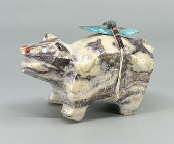 Zuni Soapstone Bear Fetish