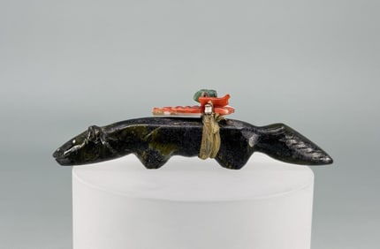 Edna Leki Zuni Indian Carved Fox Fetish