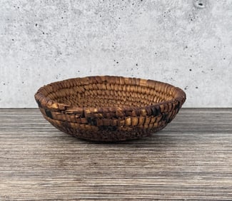 Salish Thompson River Indian Basket