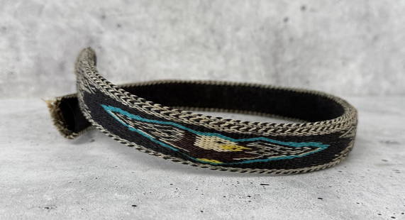 Deer Lodge Prison Montana Horsehair Belt: Unfinished. 24" long.